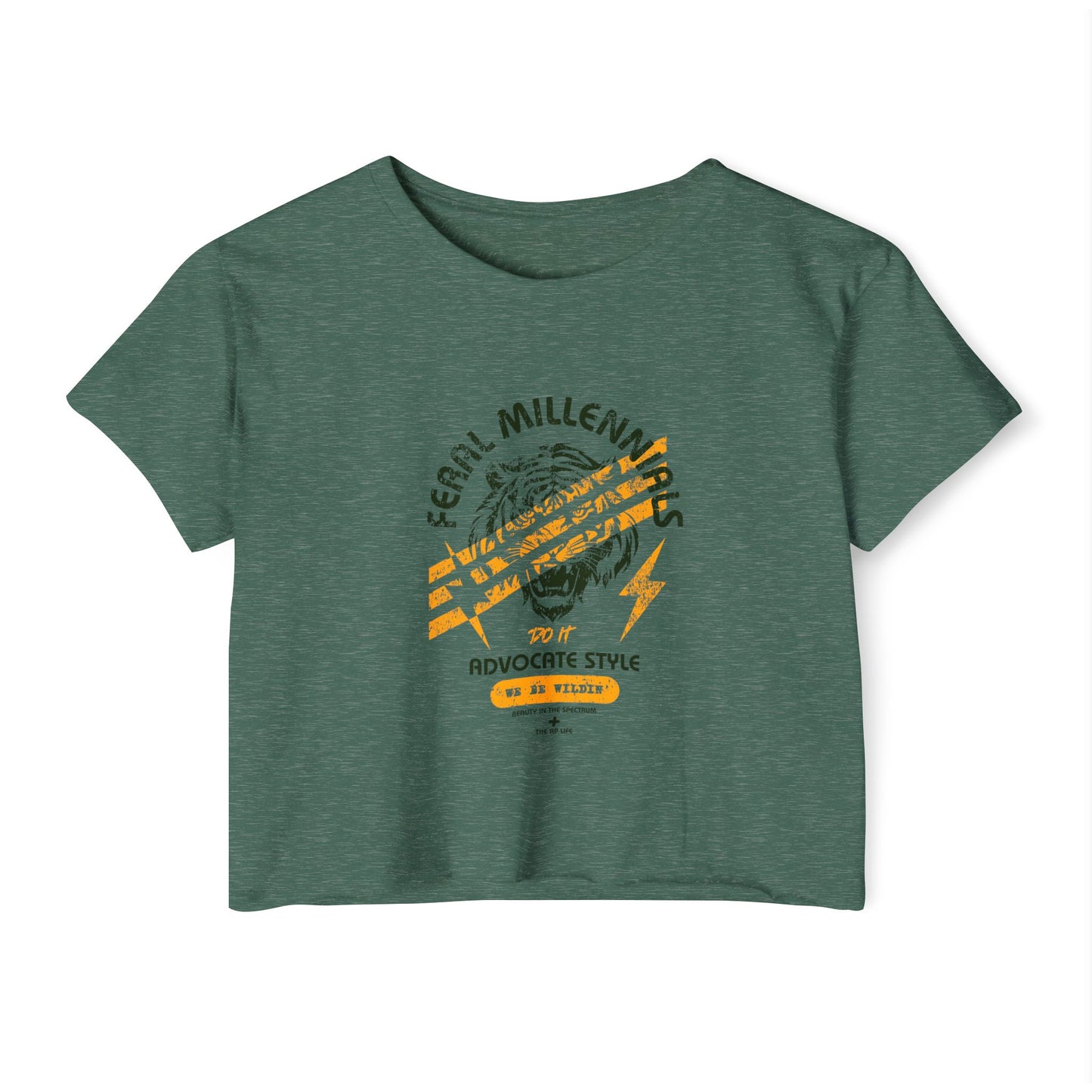 Feral Millennials Do It Advocate Style (We Be Wildin') - Women's Crop Top