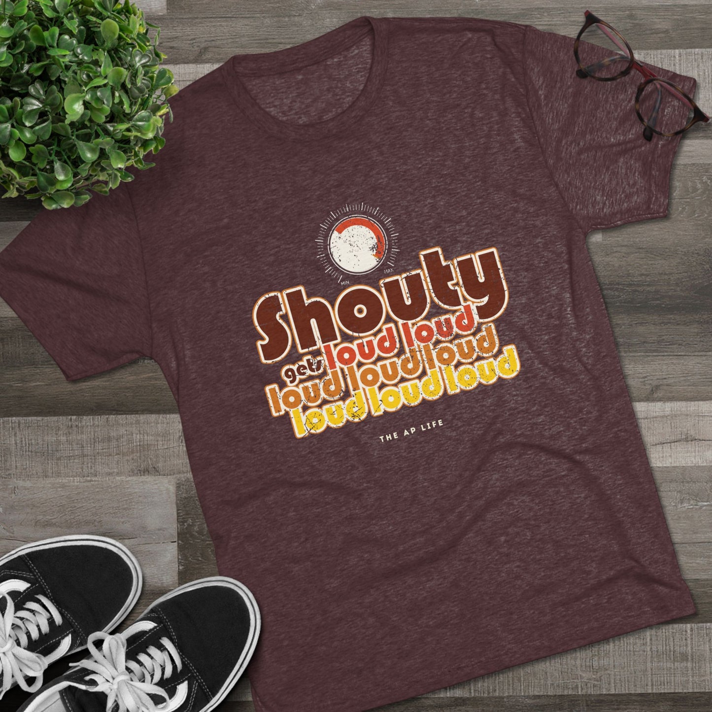 Shouty Gets Loud - Adult Unisex Triblend Soft Tee