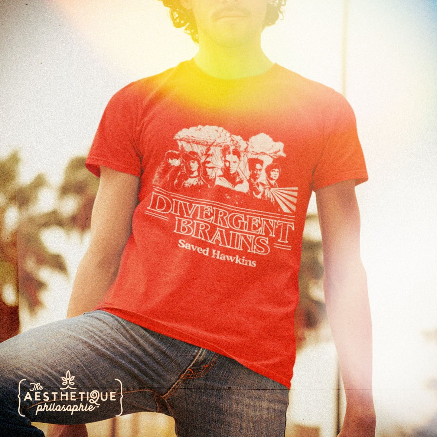 Divergent Brains Saved Hawkins - Adult Unisex Jersey Tee