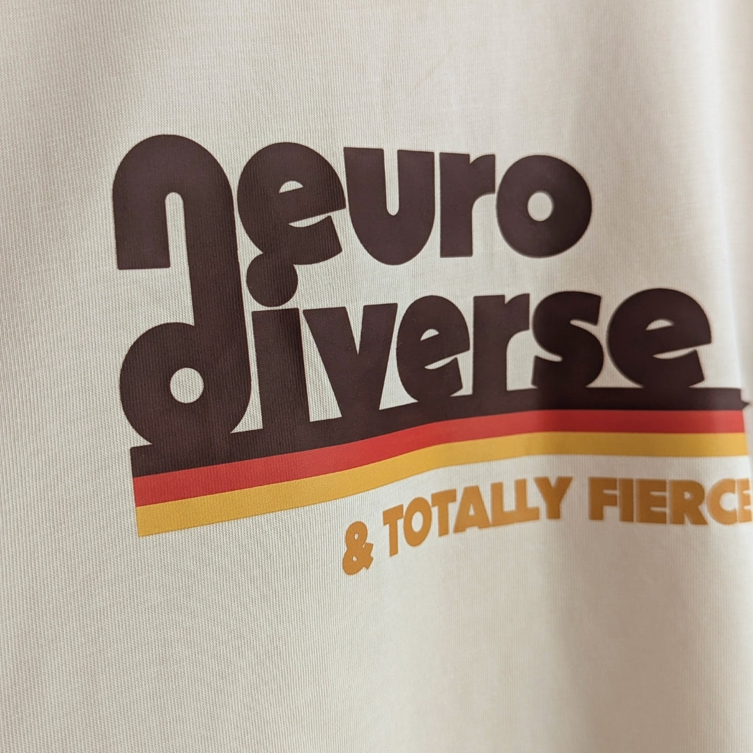 Neuro Diverse & Totally Fierce Unisex Ringer Tee