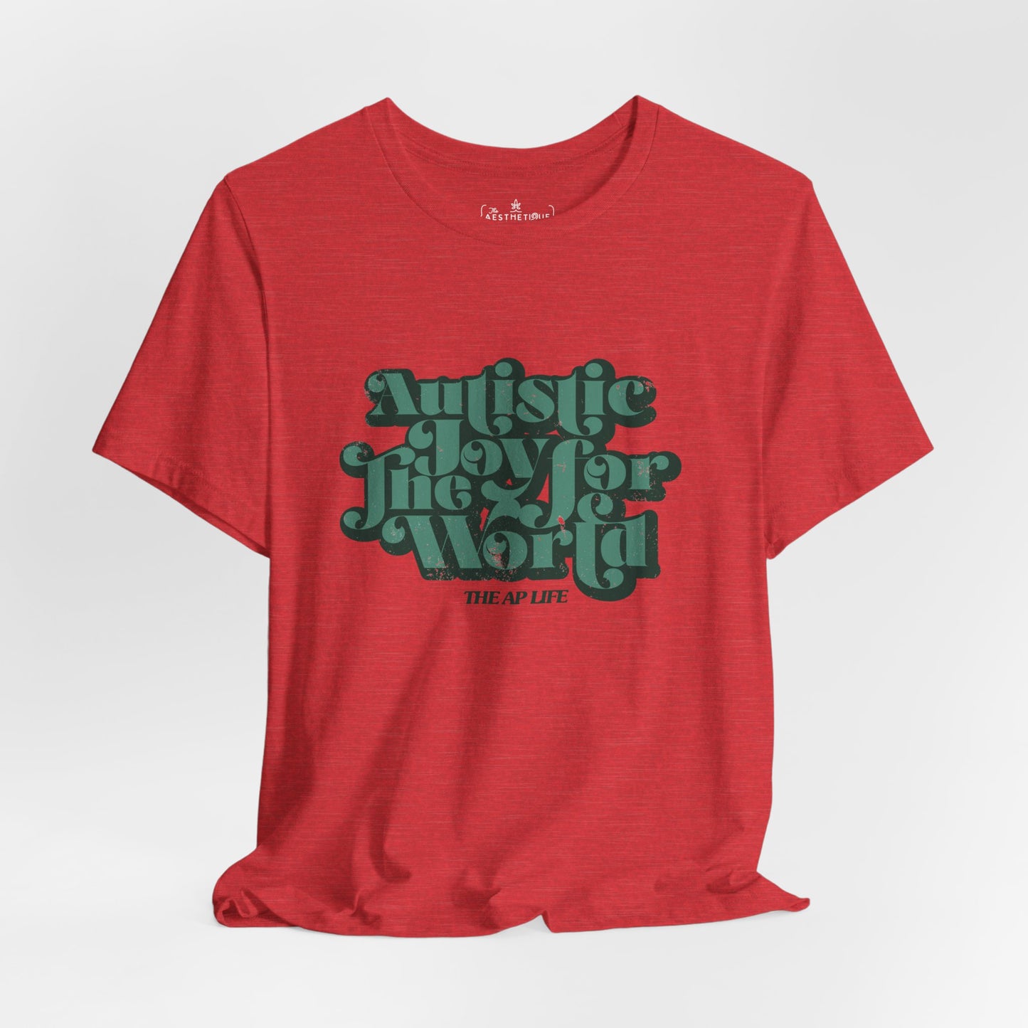 Autistic Joy for the World - Seasonal Style - Unisex Jersey Short Sleeve Tee