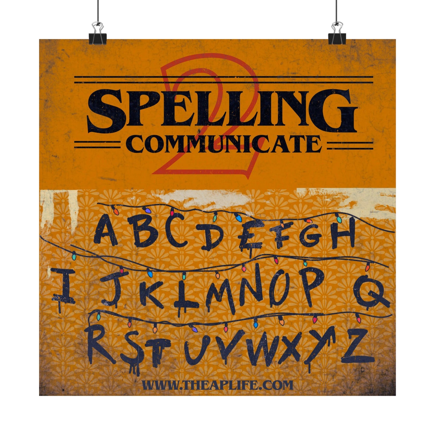 Spelling to Communicate - S2C - Satin Poster (210gsm)