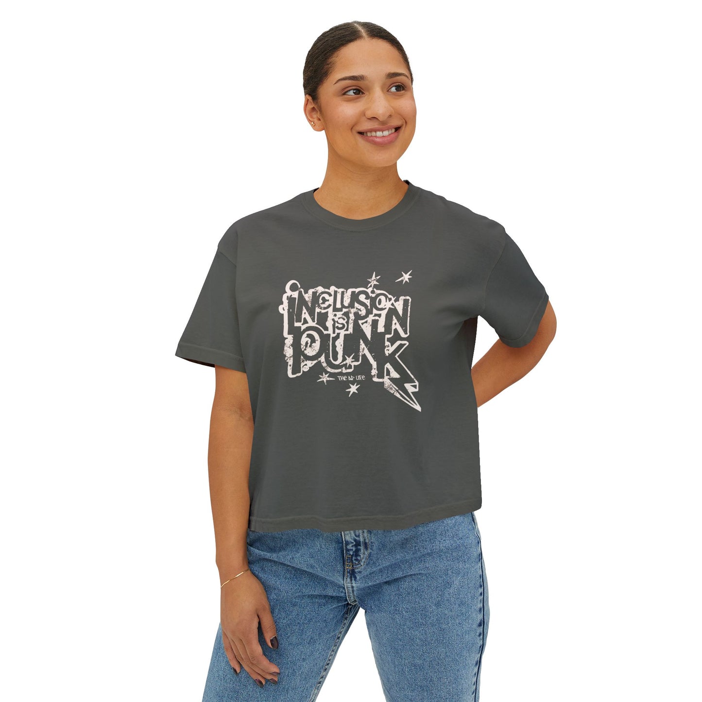 Inclusion is Punk - Women's Boxy Tee