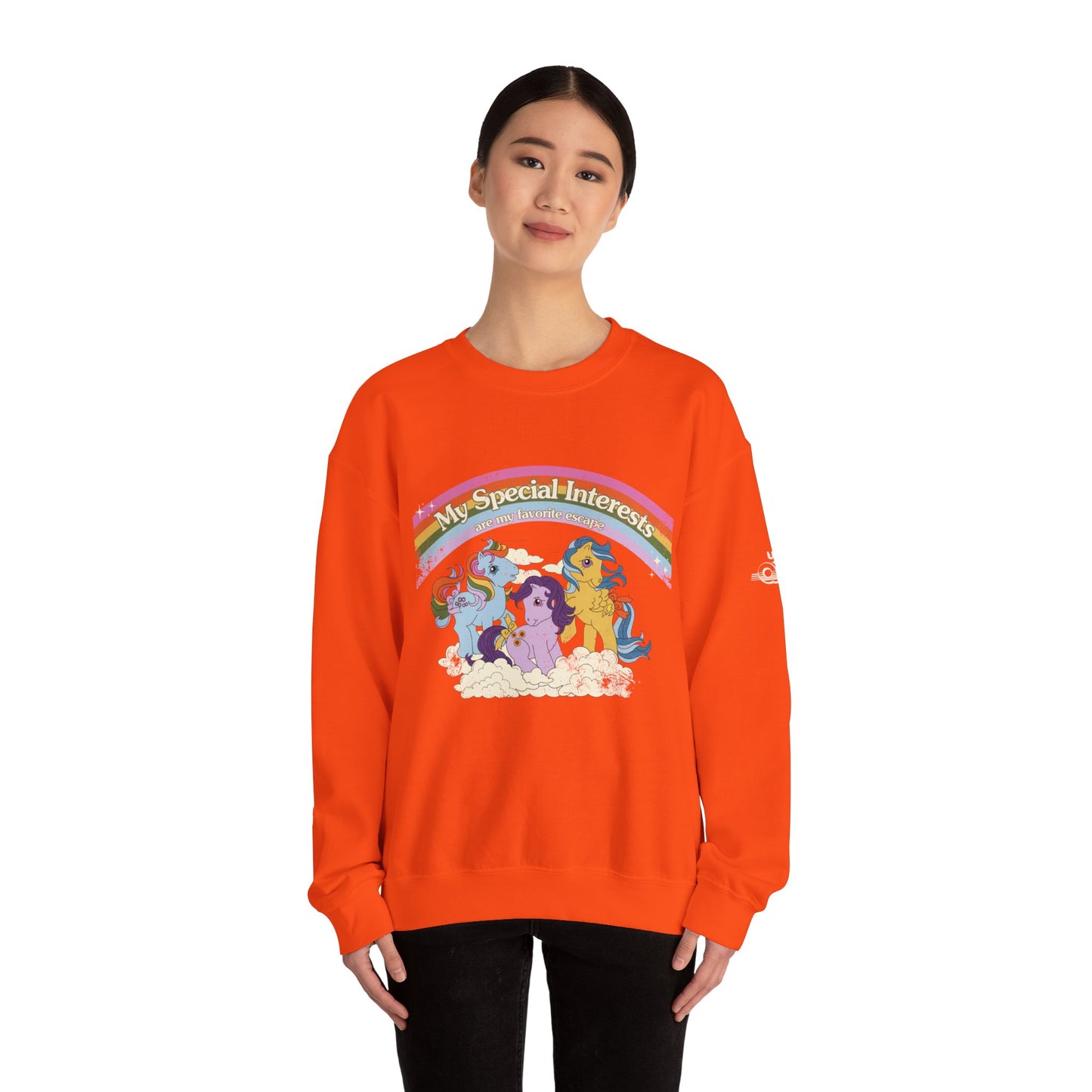 My Special Interests are my Favorite Escape - Adult Unisex Heavy Blend™ Crewneck Sweatshirt