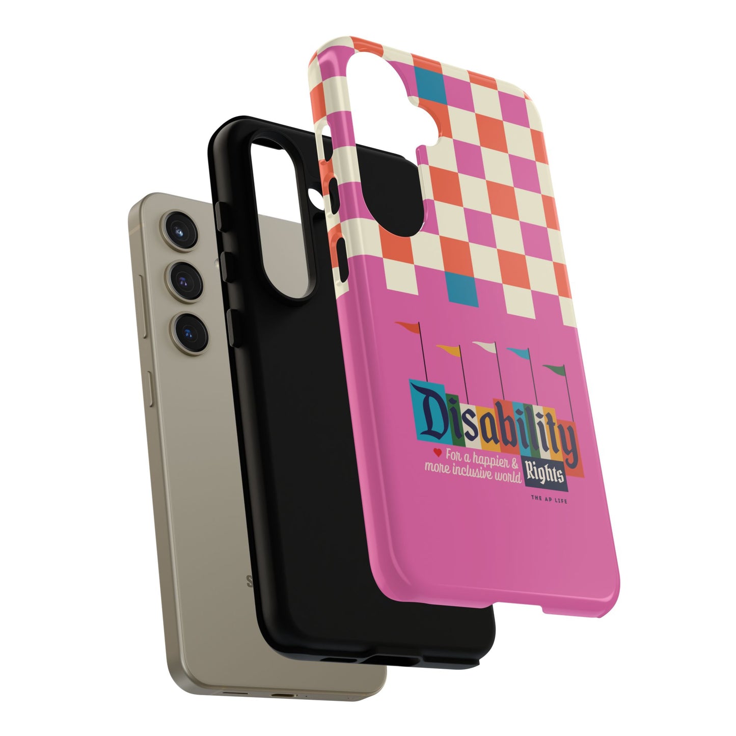 Disability Rights for a Happier & More Inclusive World - Android Phone Case for Google Pixel & Samsung Phones