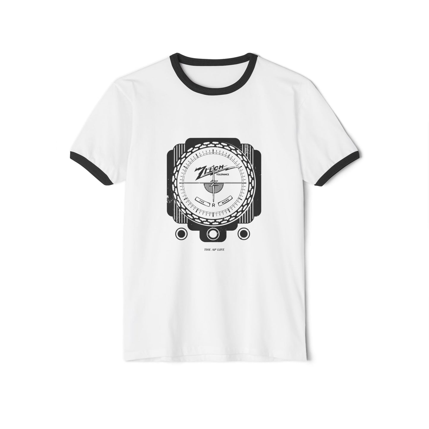 Zilch Tolerance for the R Word - Adult Unisex Cotton Ringer T-Shirt