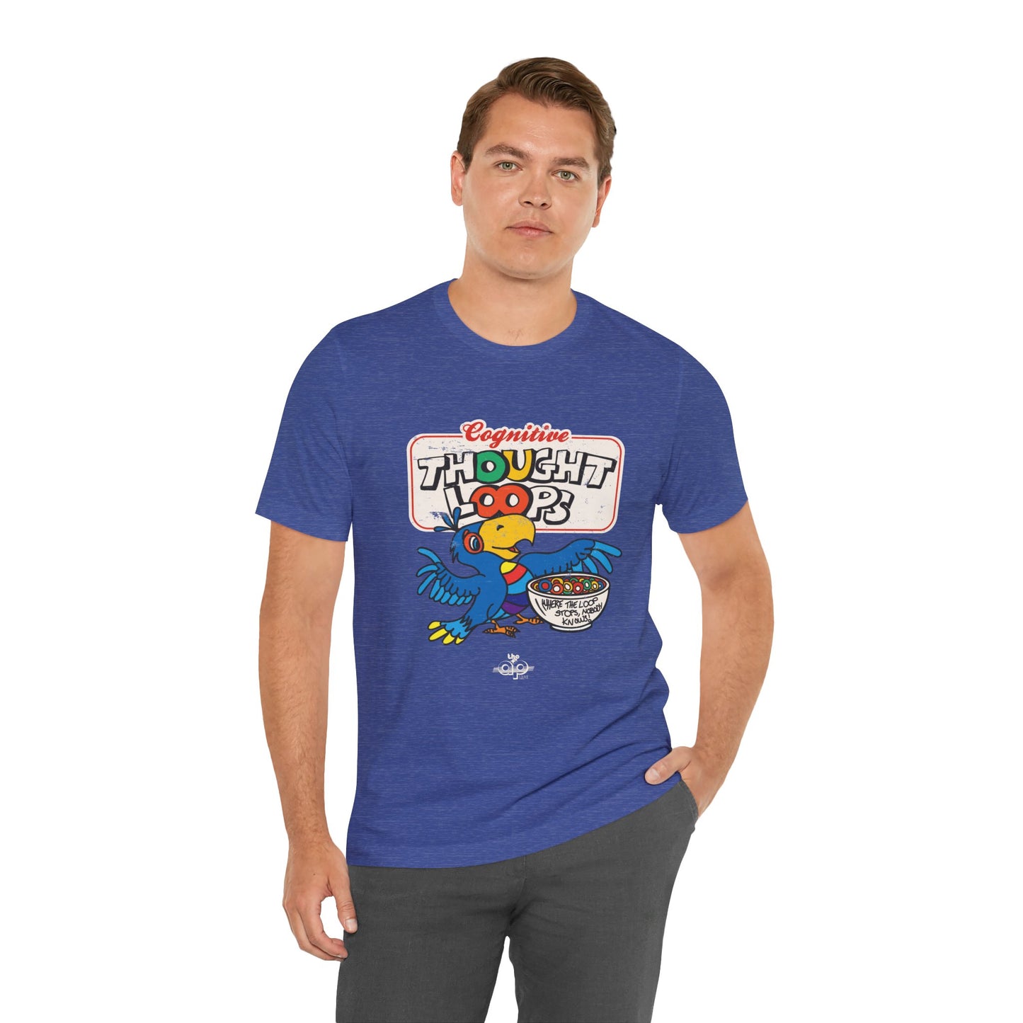 Cognitive Thought Loops - Where the Loop Stops, Nobody Knows - Adult Unisex Jersey Short Sleeve Tee