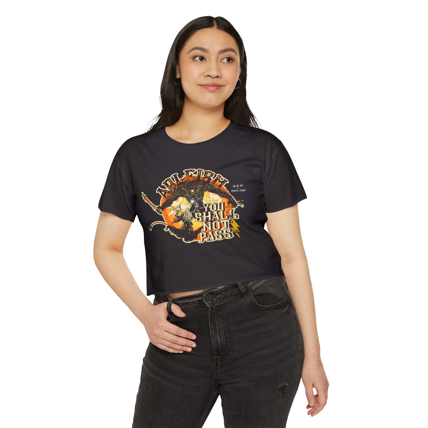 Ableism - You Shall Not Pass - LOTR - Women's Crop Top Tee