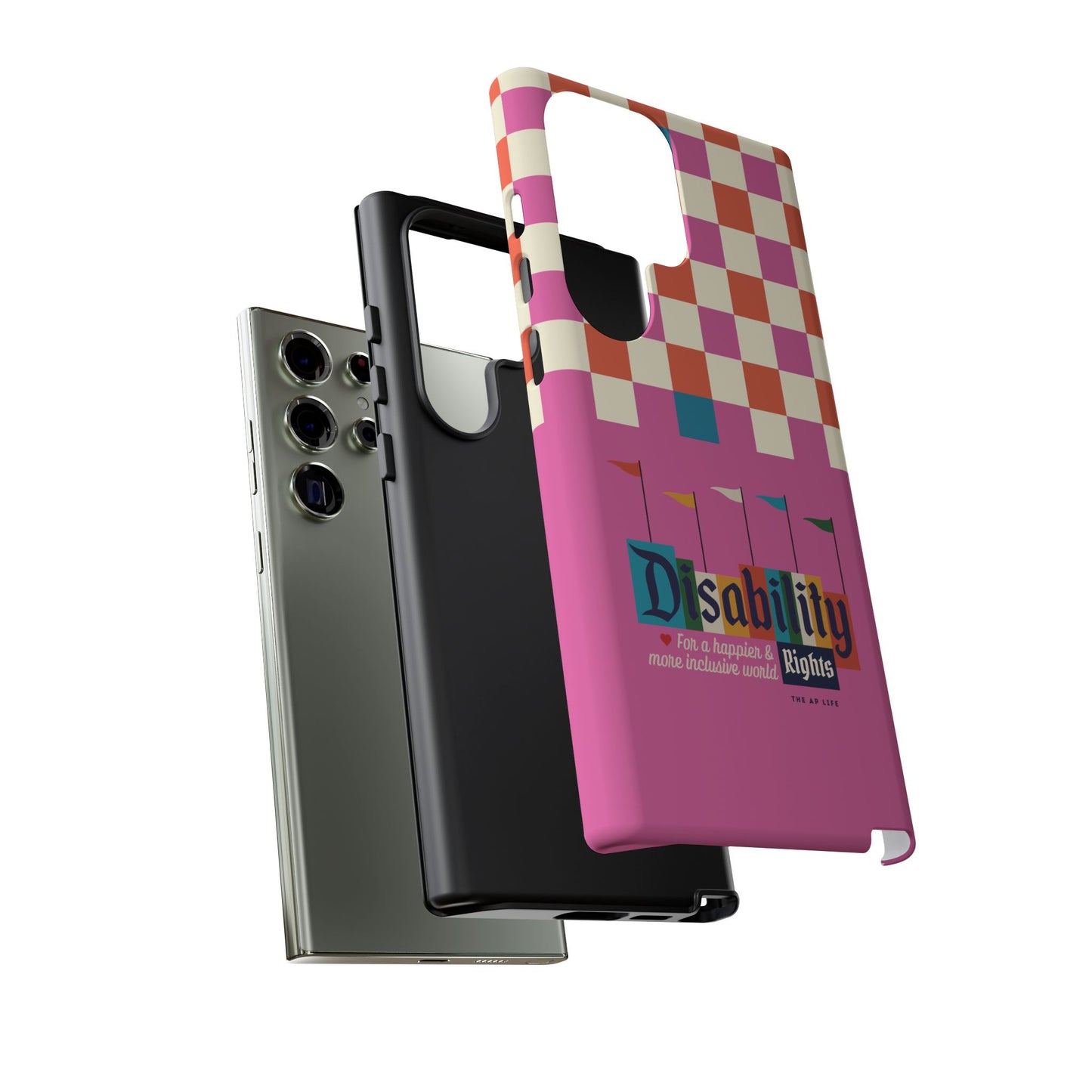 Disability Rights for a Happier & More Inclusive World - Android Phone Case for Google Pixel & Samsung Phones
