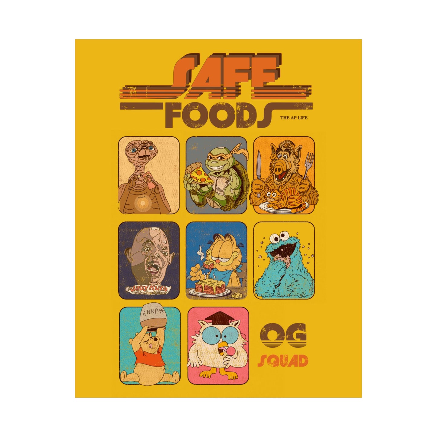 Safe Foods OG Squad - Matte Vertical Posters