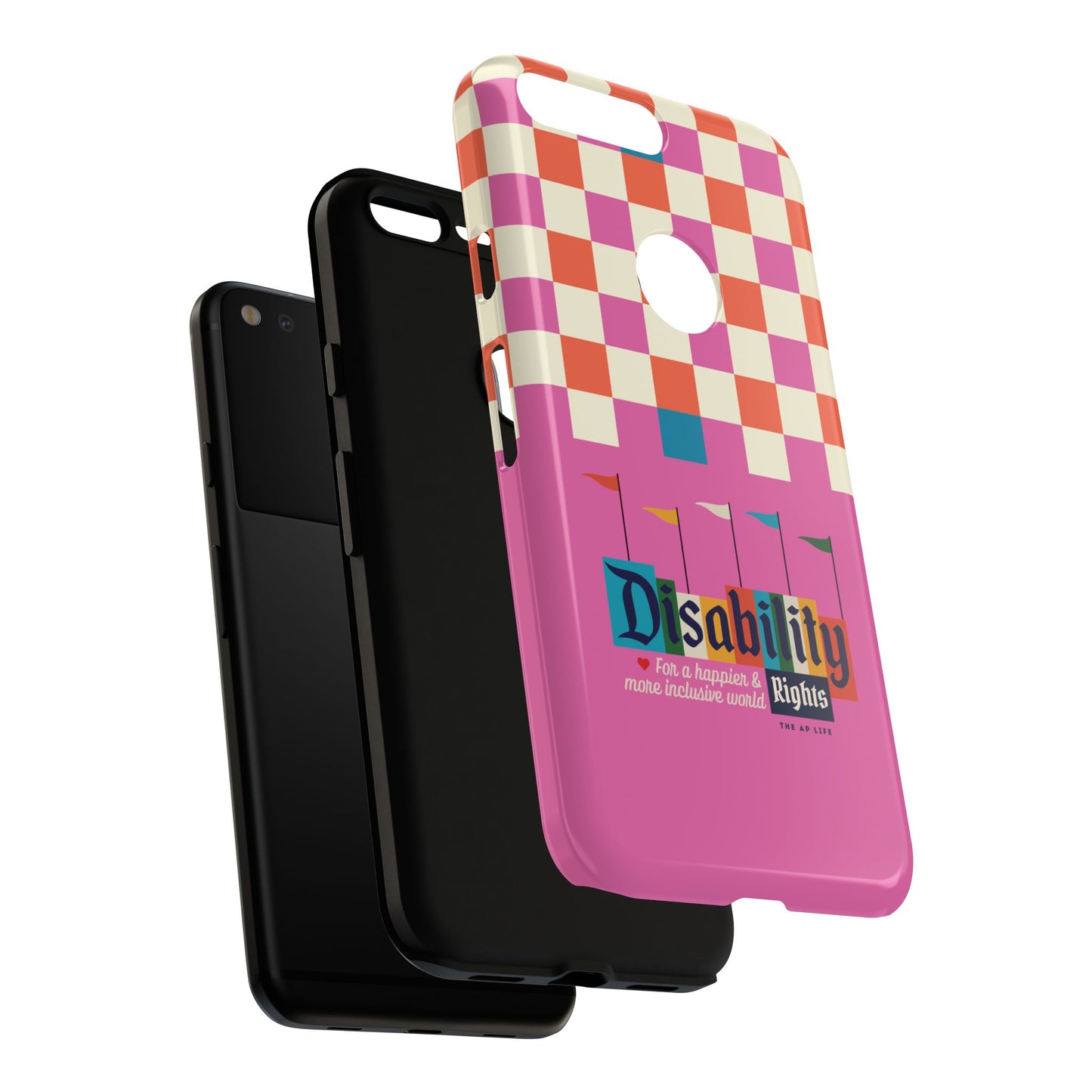 Disability Rights for a Happier & More Inclusive World - Android Phone Case for Google Pixel & Samsung Phones
