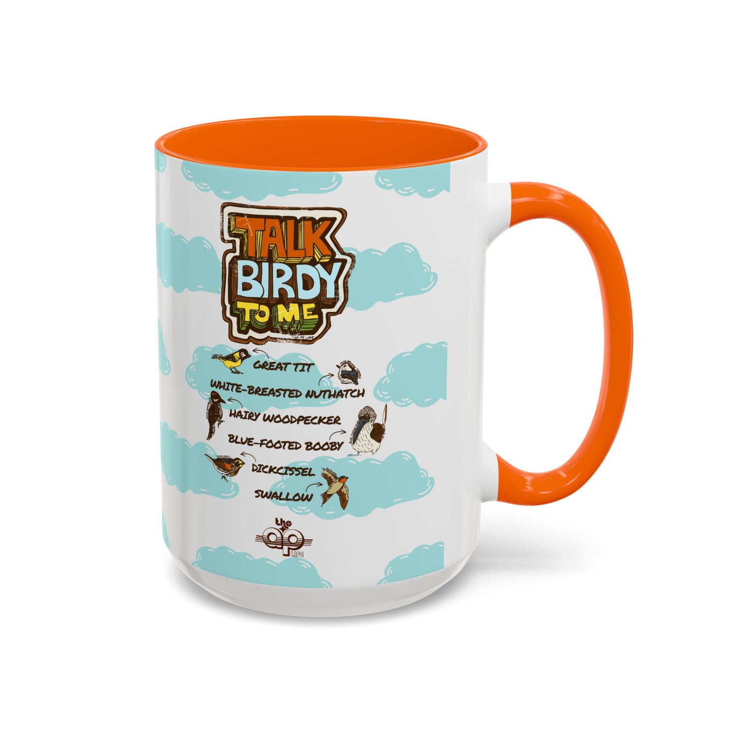 Talk Birdy to Me - Accent Coffee Mug (11, 15oz)