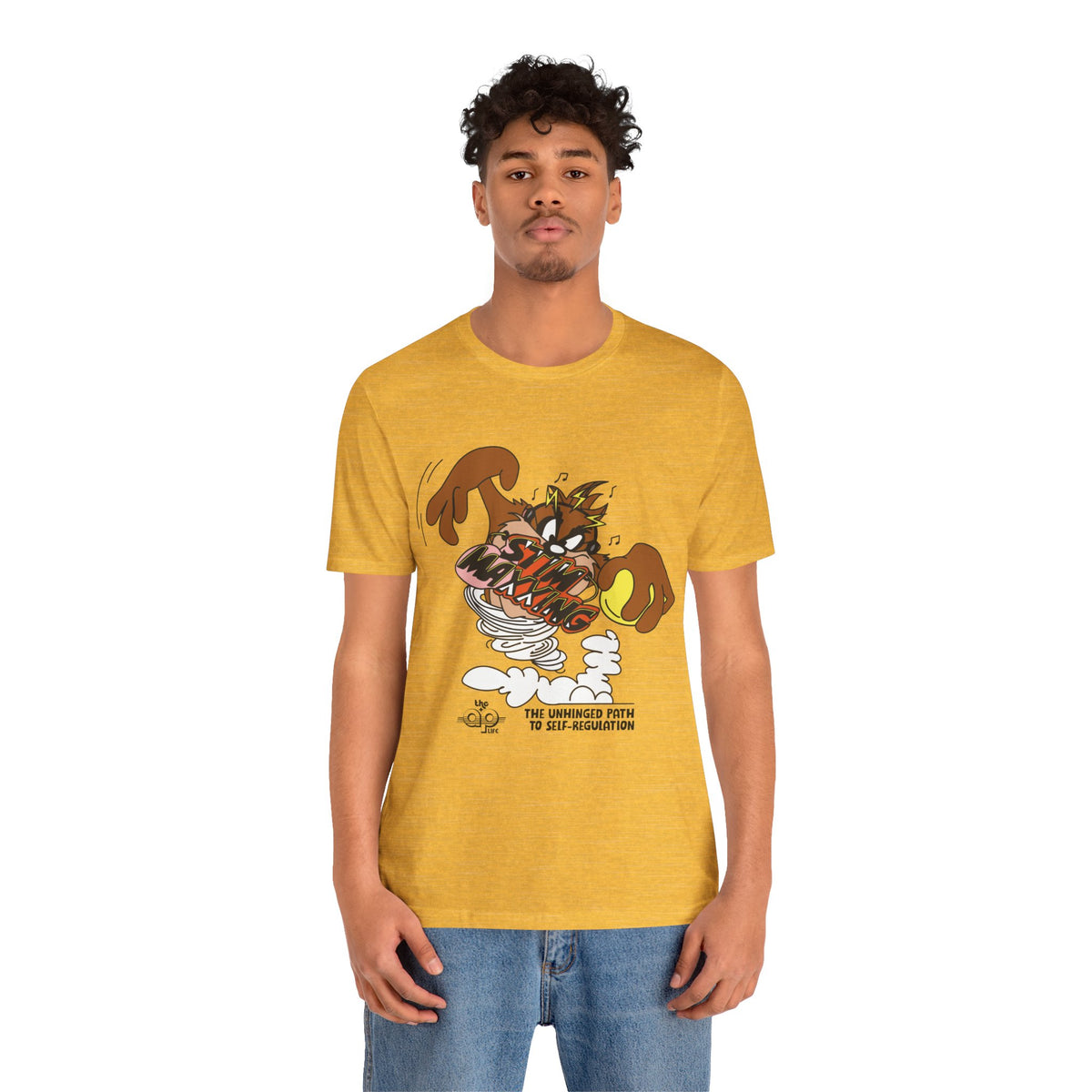Stim Maxxing - The Unhinged Path to Self-Regulation - Adult Unisex Jersey Short Sleeve Tee