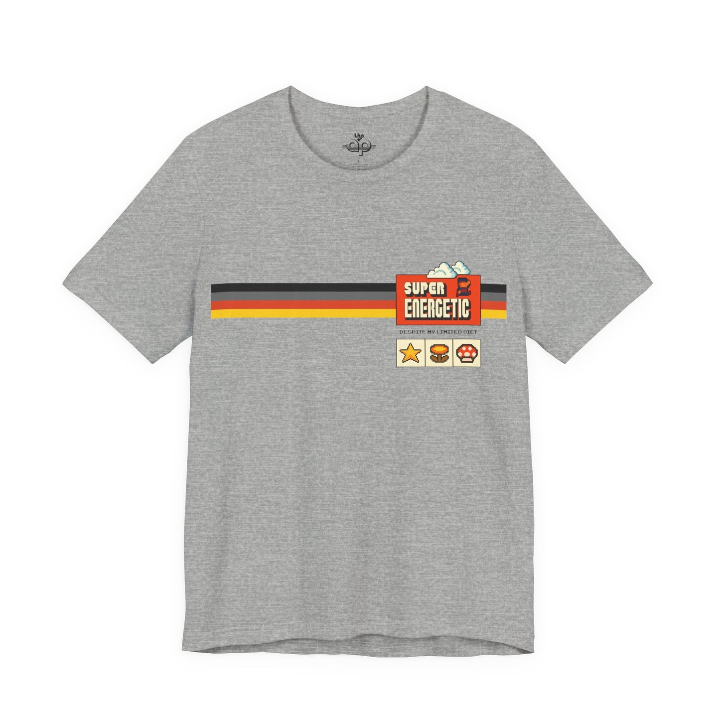 Super Energetic Despite My Limited Diet - Adult Unisex Jersey Short Sleeve Tee