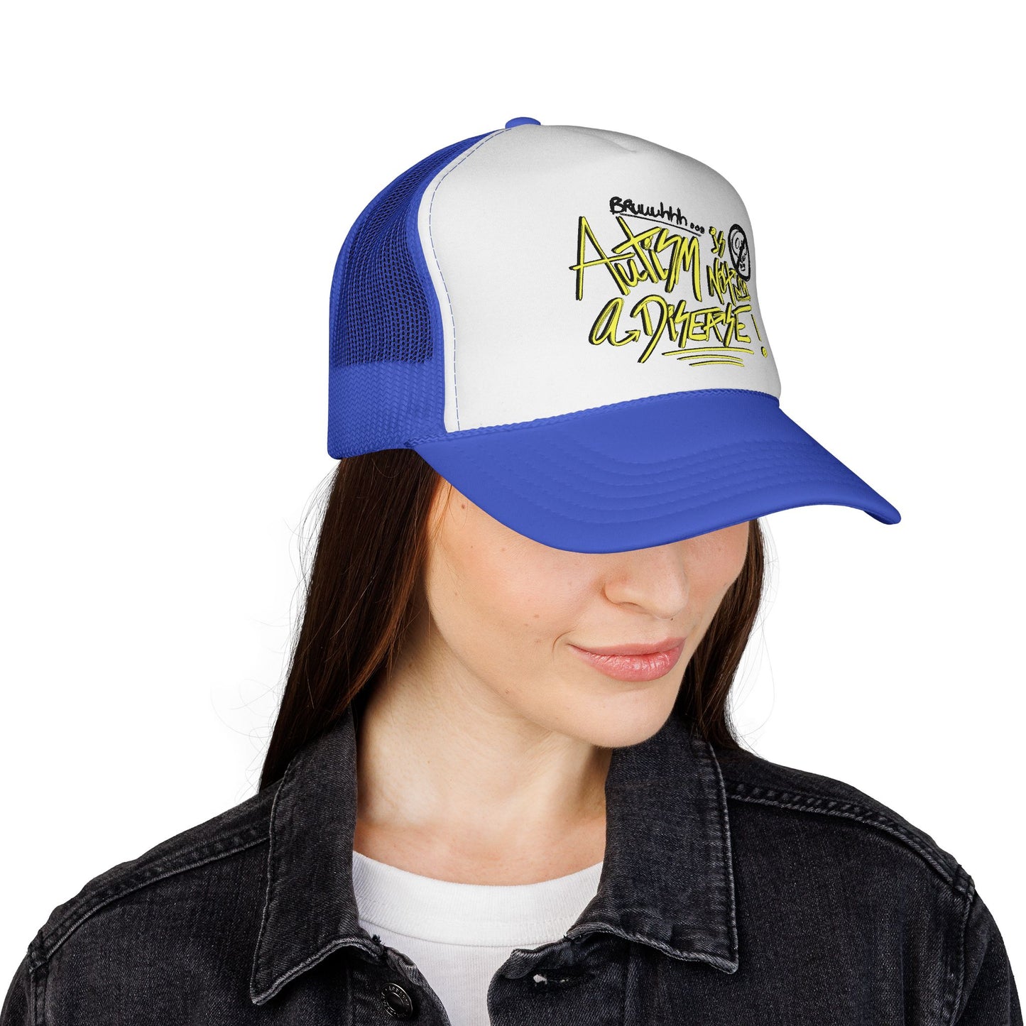 Bruh. Autism is not a Disease - Adult Unisex Trucker Hat