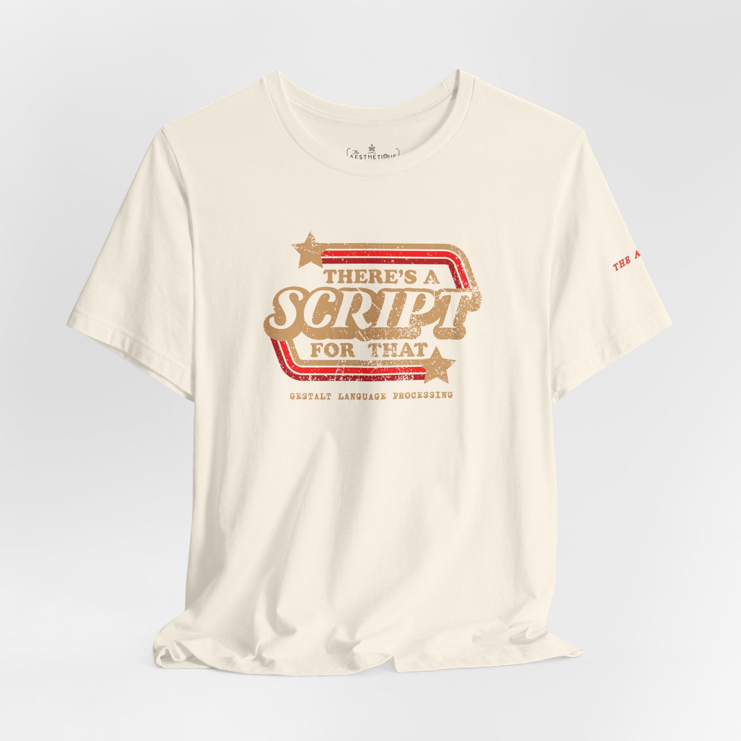 Vintage Script Graphic Tee - Perfect for Casual Wear