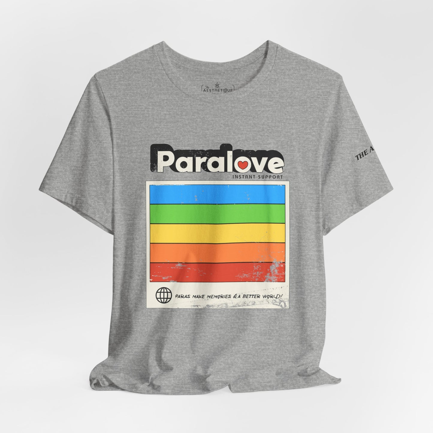 Para Love - Instant Support - Adult Unisex Jersey Short Sleeve Tee