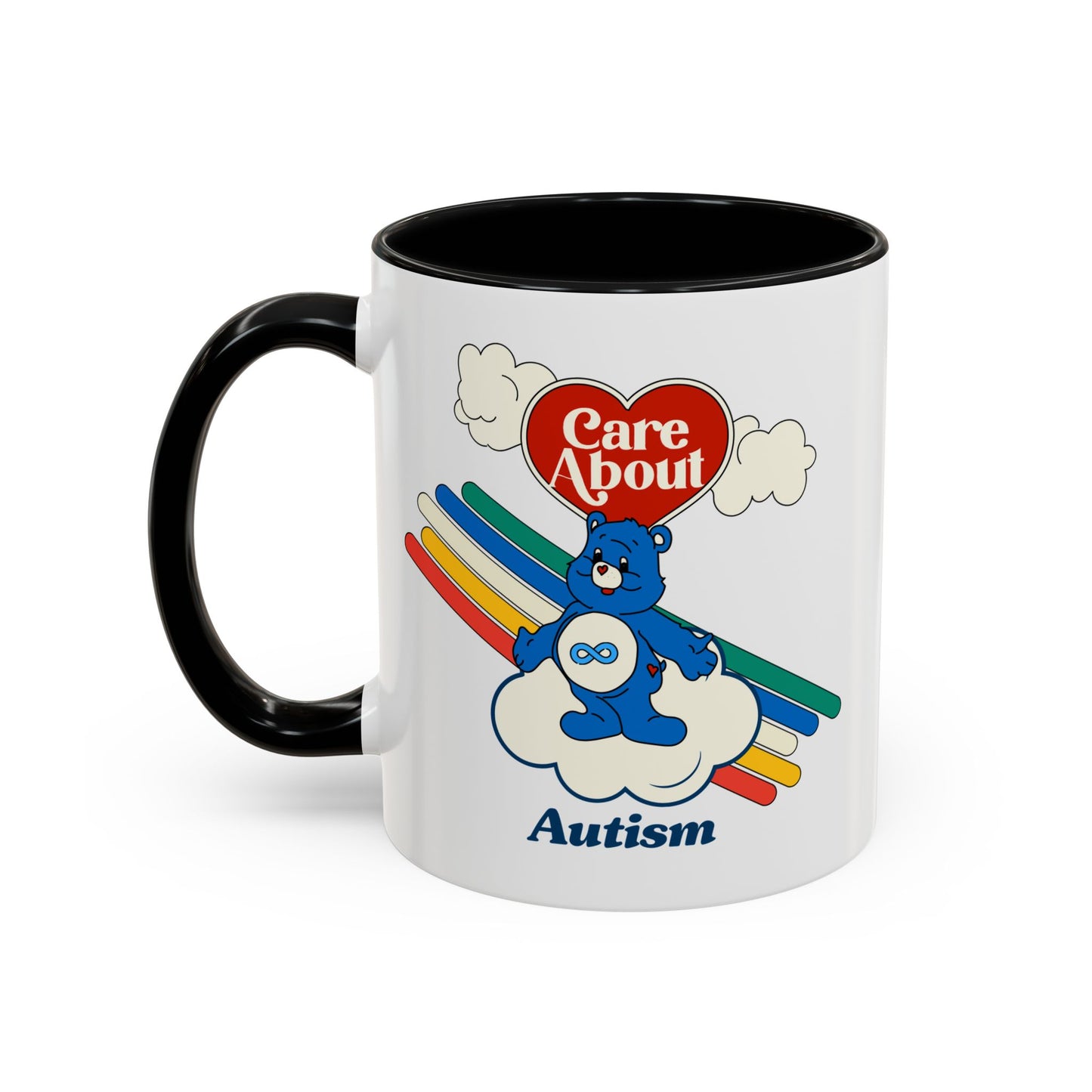 Care About Autism - Disability Rights - Accent Coffee Mug (11, 15oz)