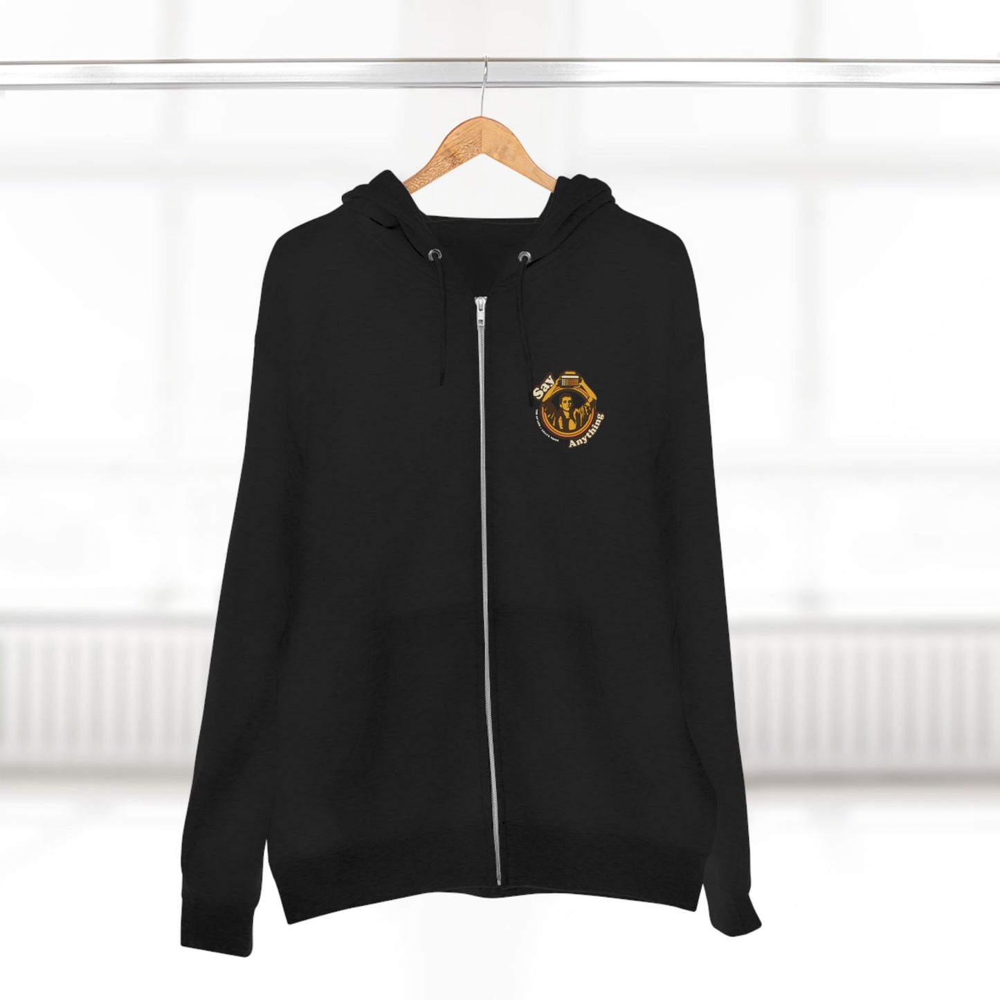 Say Anything - AAC- Lilly's Voice + The AP Life - Adult Unisex Zip Hoodie