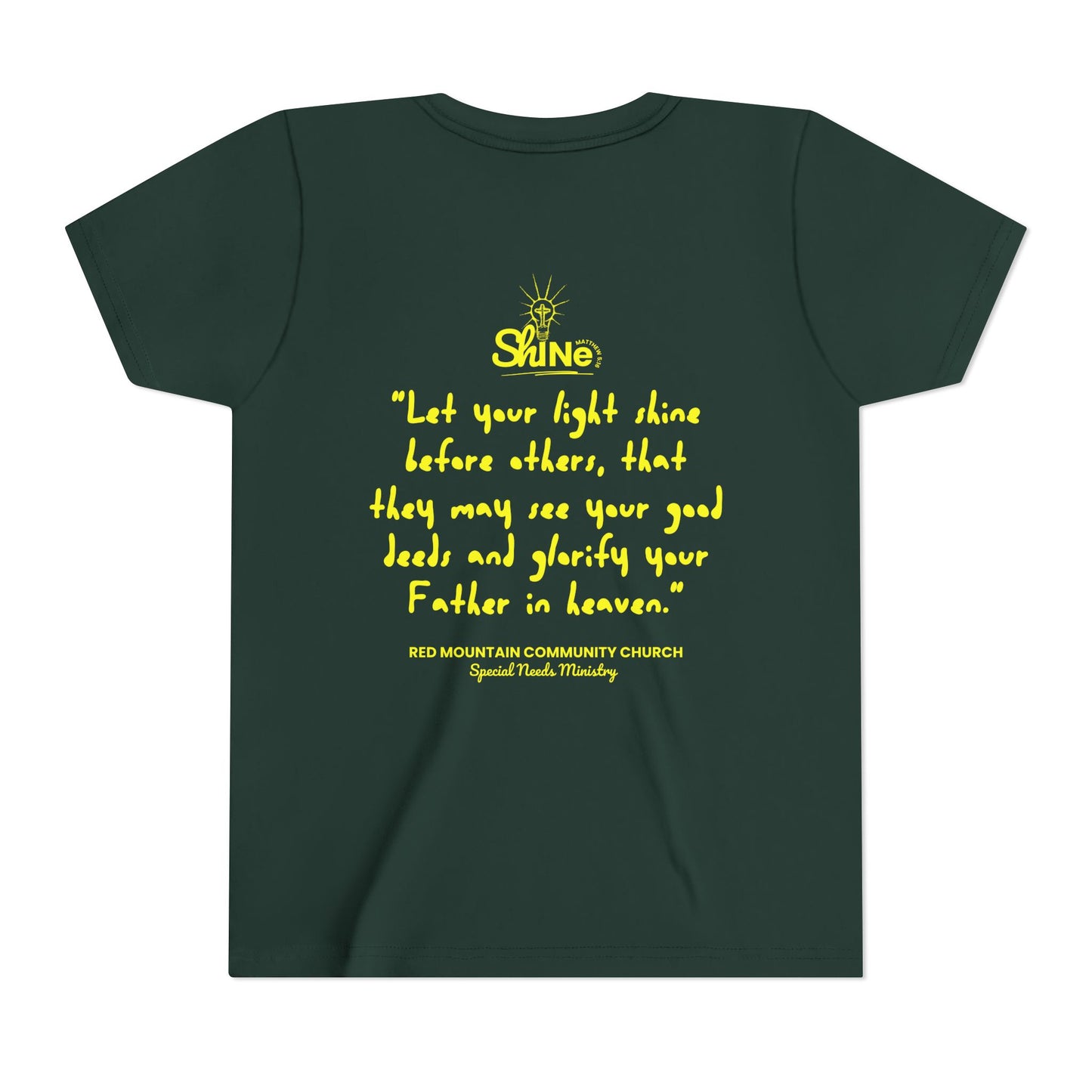RMCC Shine Youth Unisex Short Sleeve Tee