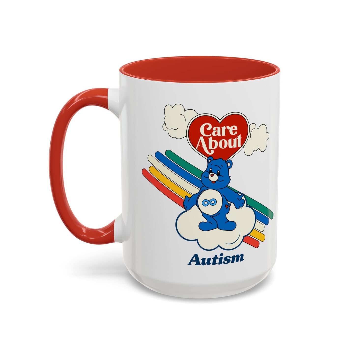 Care About Autism - Disability Rights - Accent Coffee Mug (11, 15oz)