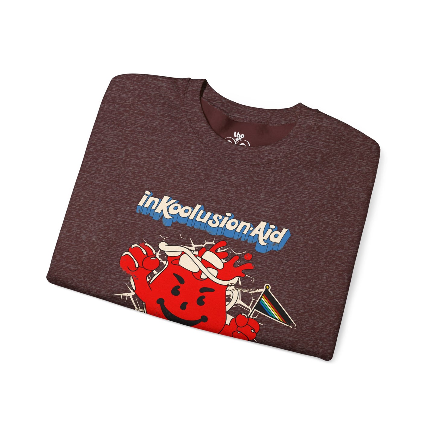 InKoolusion Aid - Breaking Down Barriers to Accessibility & Acceptance - Adult Unisex Heavy Blend™ Crewneck Sweatshirt