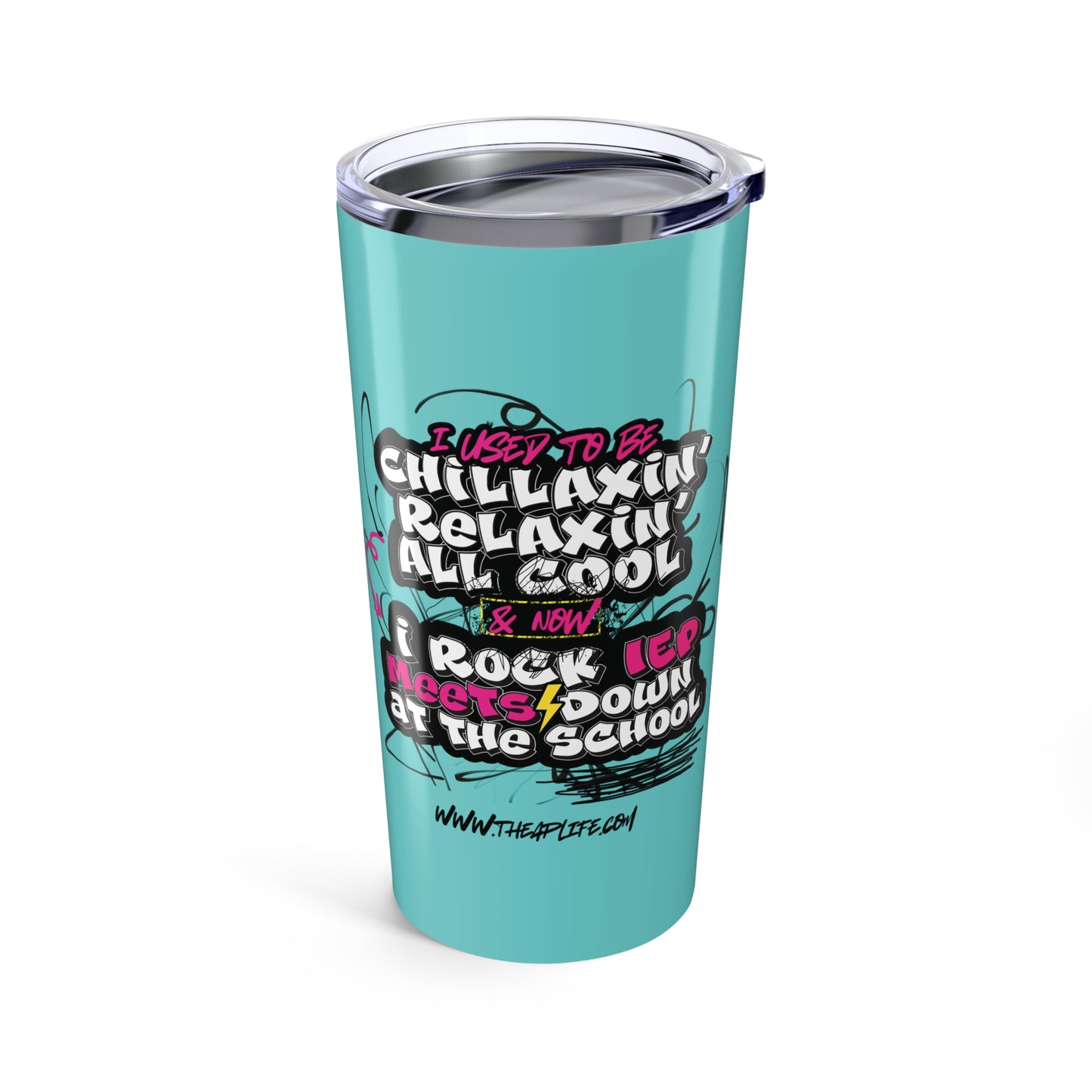 IEP Meets Fresh Prince Style - 20oz insluated coffee tumbler