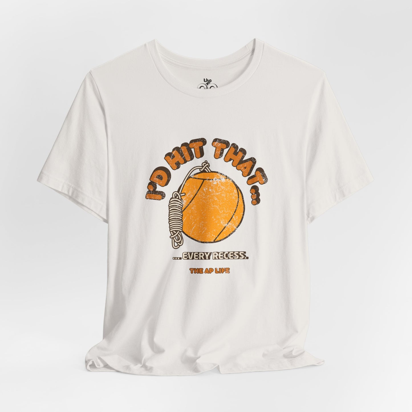 I'd Hit That Every Recess - Adult Unisex Jersey Short Sleeve Tee