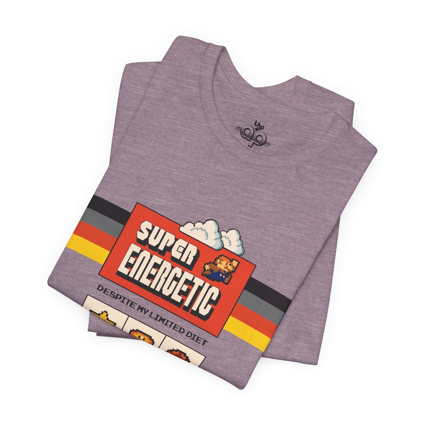Super Energetic, Despite My Limited Diet - Adult Unisex Jersey Short Sleeve Tee