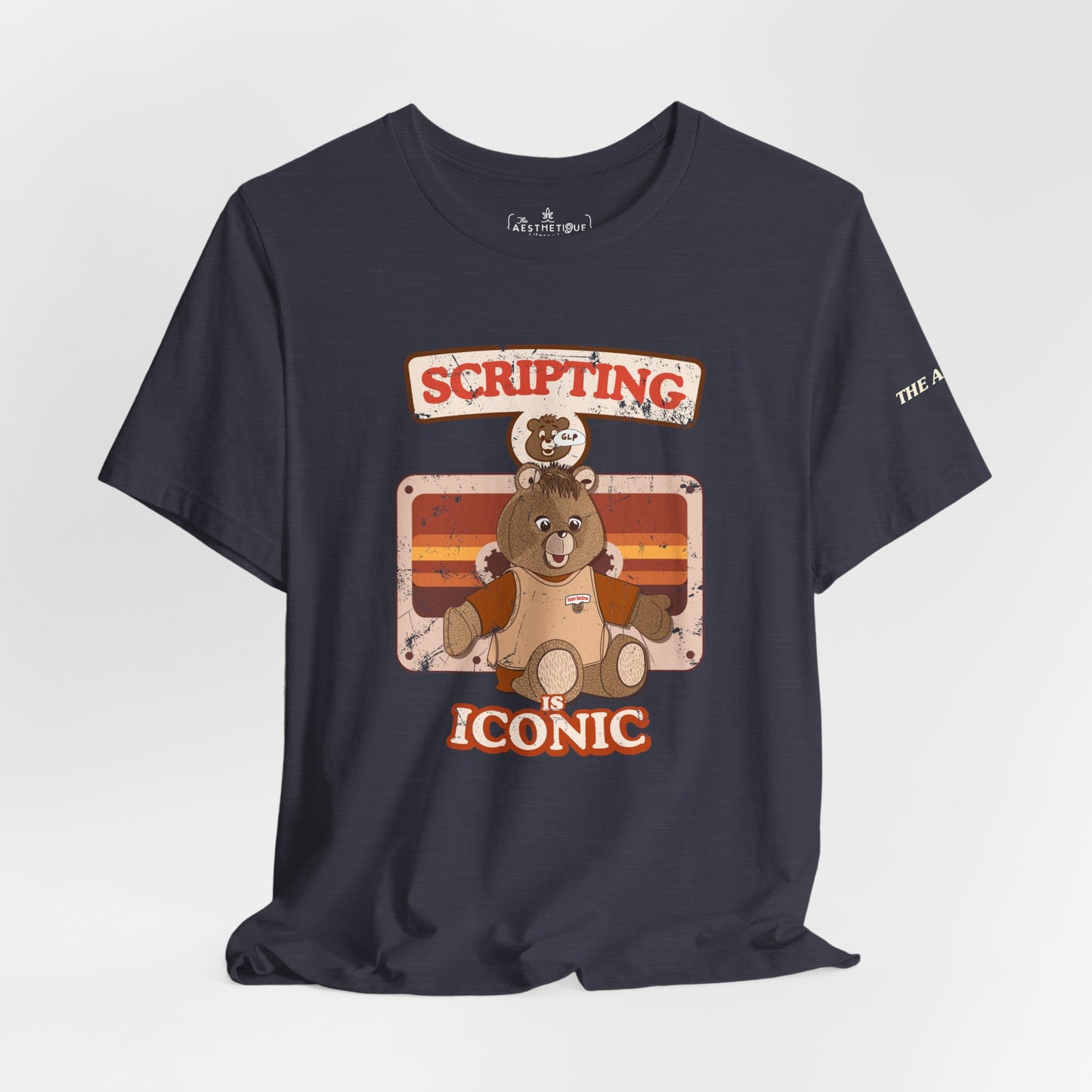 Scripting is Iconic - GLP - Teddy RecSpin - Adult Unisex Jersey Tee