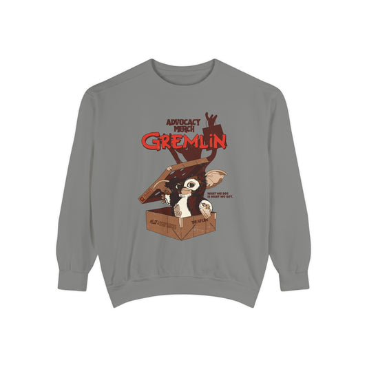Advocacy Merch Gremlin - Adult Unisex Garment-Dyed Sweatshirt