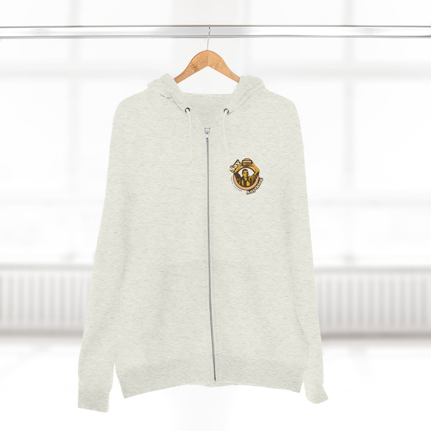 Say Anything - AAC- Lilly's Voice + The AP Life - Adult Unisex Zip Hoodie