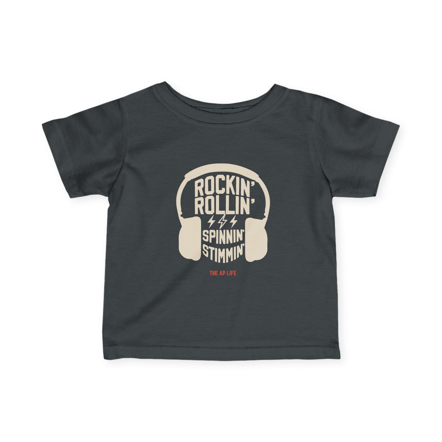 Rockin' Rollin' Spinnin' Stimmin' - Baby Infant Fine Jersey Tee