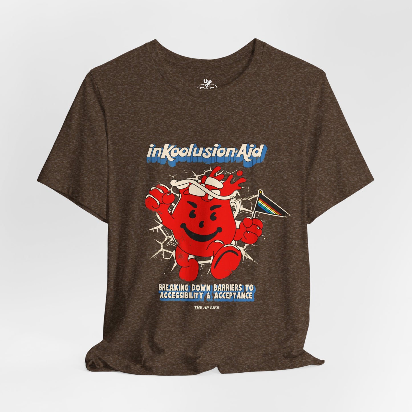 InKoolusion Aid - Breaking Down Barriers to Accessibility & Acceptance - Disability Rights - Adult Unisex Jersey Short Sleeve Tee