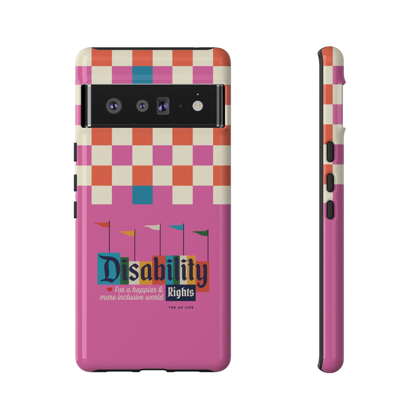 Disability Rights for a Happier & More Inclusive World - Android Phone Case for Google Pixel & Samsung Phones