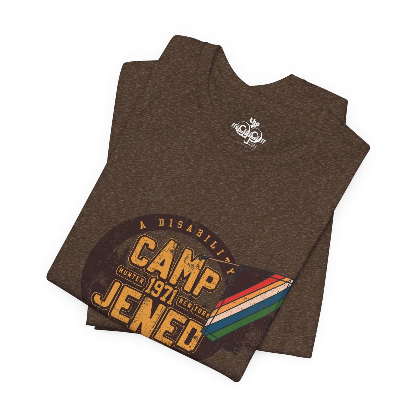 Camp Jened 1971 - A Disability Revolution - Adult Unisex Jersey Short Sleeve Tee