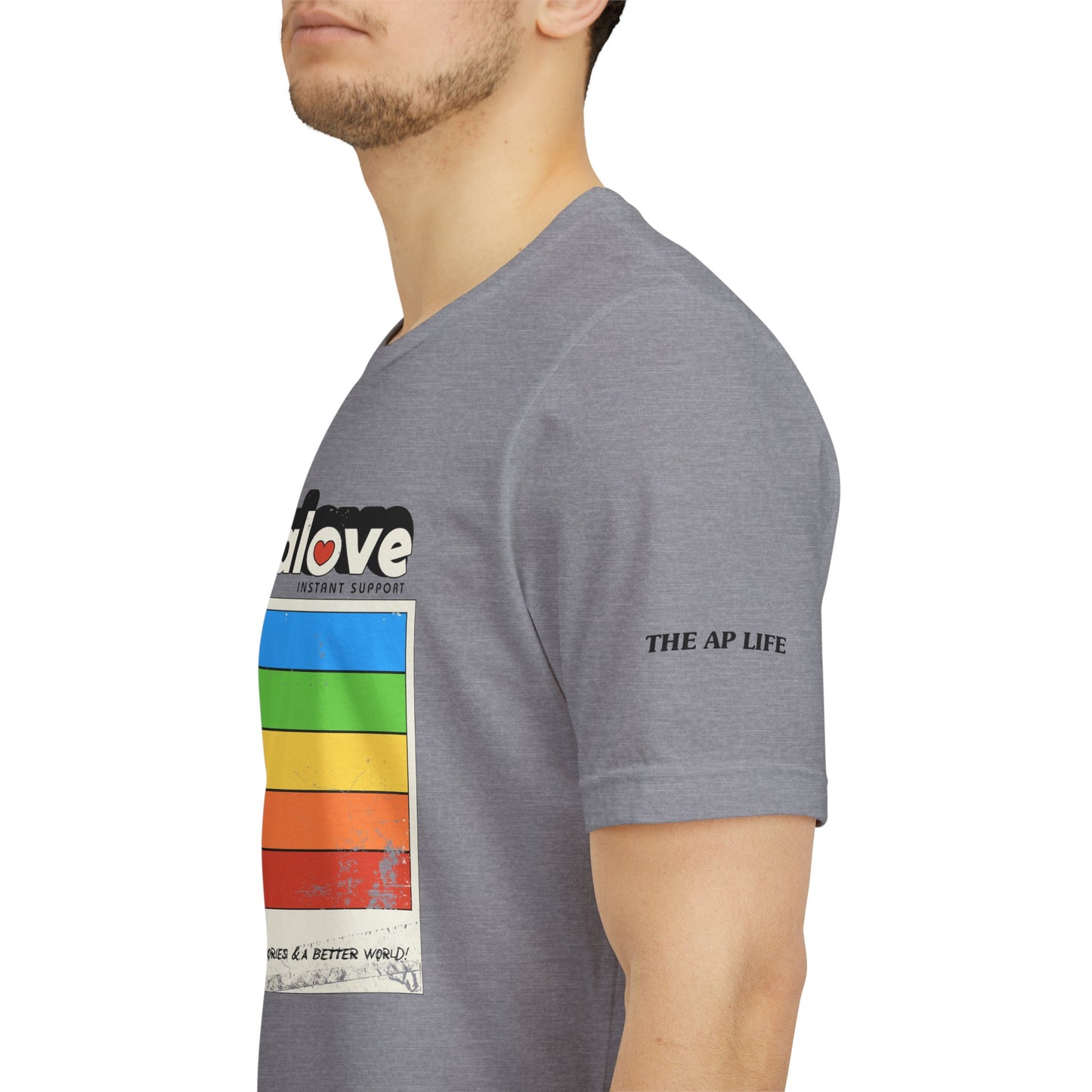 Para Love - Instant Support - Adult Unisex Jersey Short Sleeve Tee