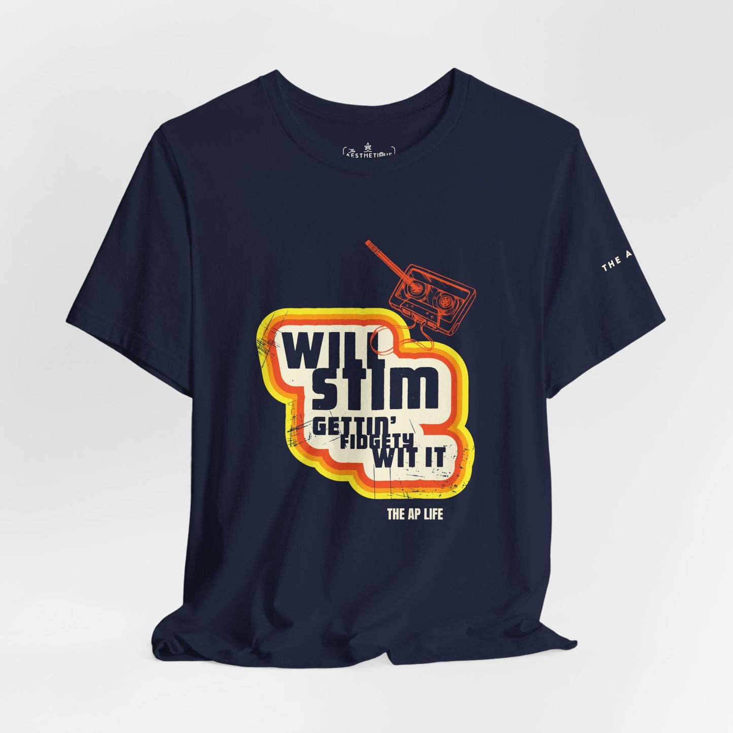 Will Stim Gettin' Fidgety Wit It - Adult Unisex Jersey Short Sleeve Tee