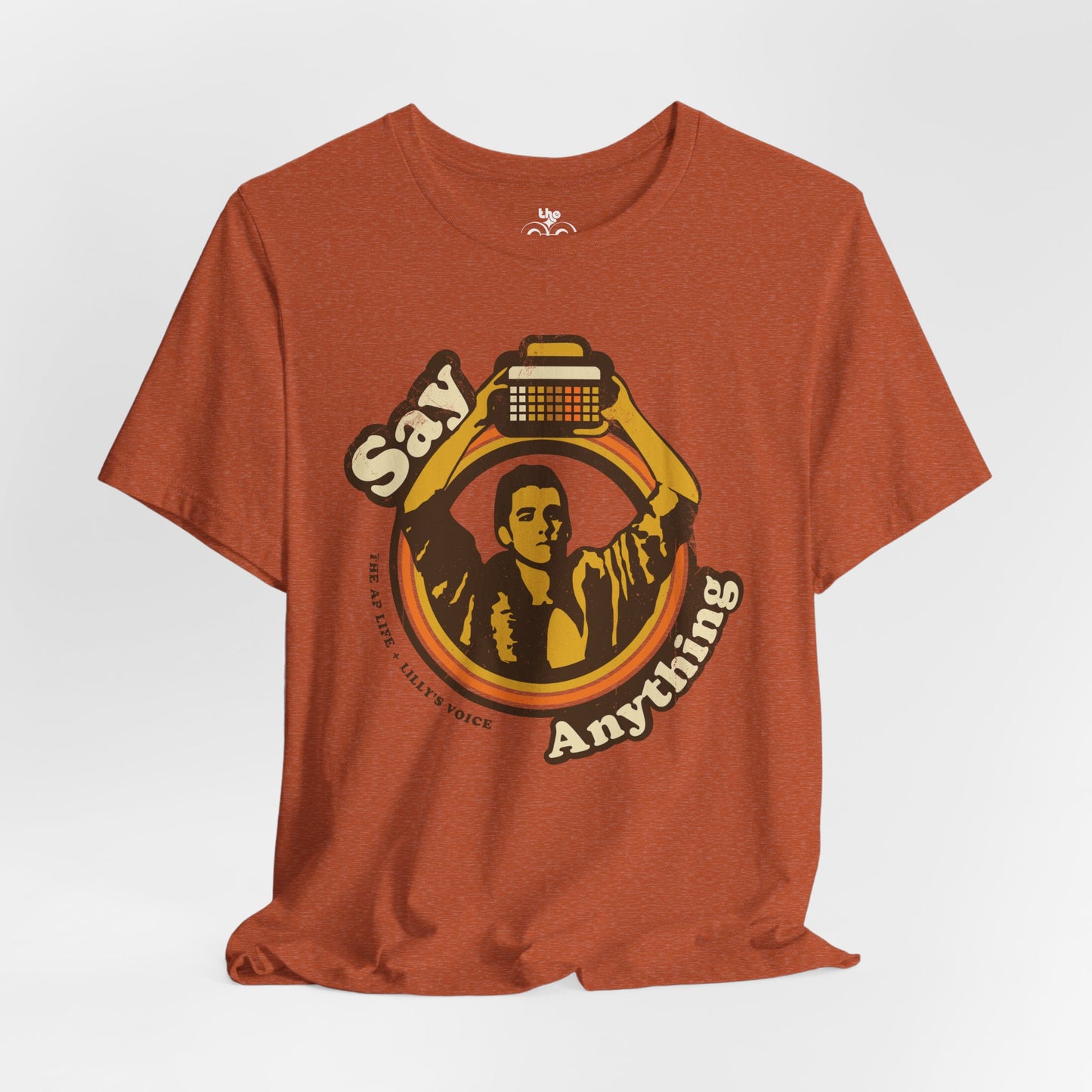 Say Anything AAC - Lilly's Voice Collab - Adult Unisex Jersey Short Sleeve Tee
