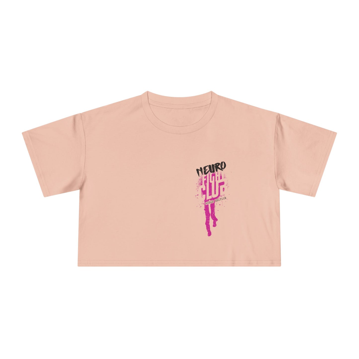 Neuro Fight Club - Autism Vs. ADHD - Patrick Casale Collab - Women's Crop Top Tee