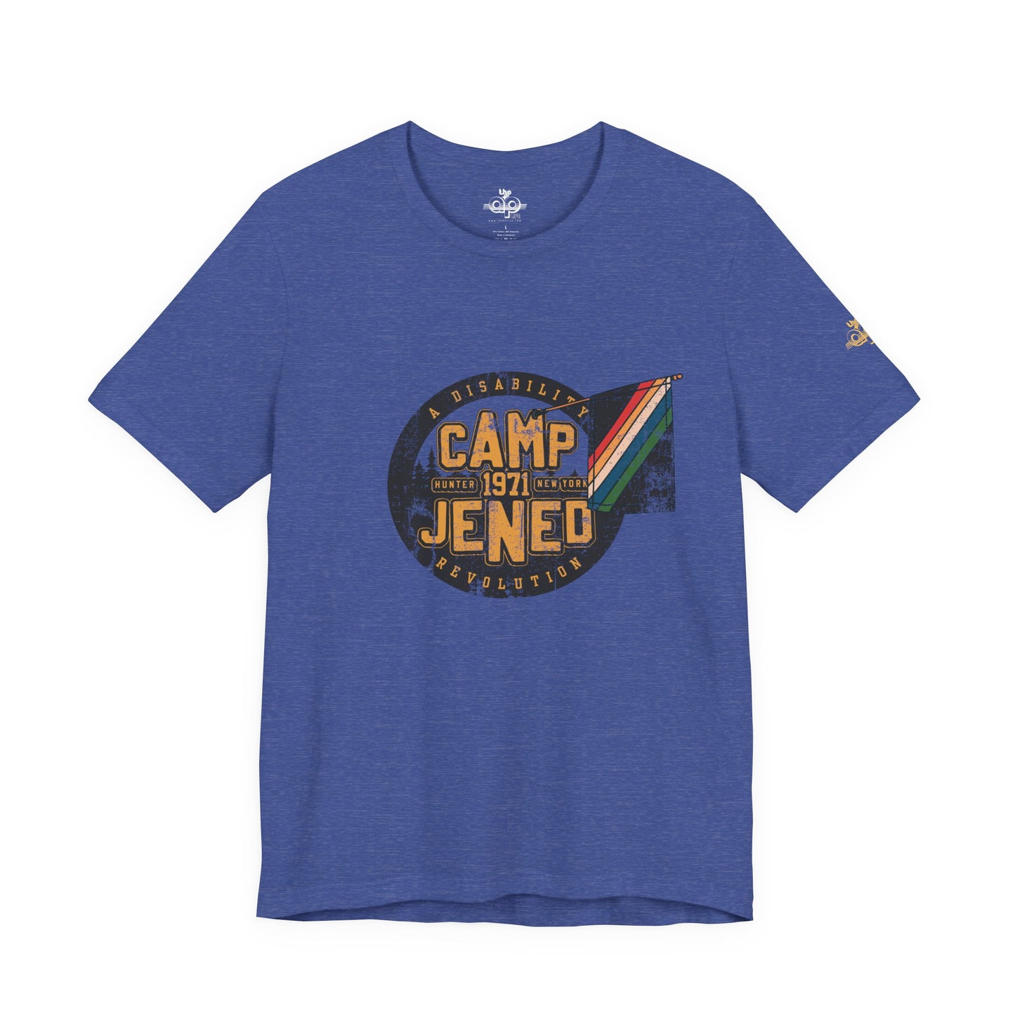 Camp Jened 1971 - A Disability Revolution - Adult Unisex Jersey Short Sleeve Tee