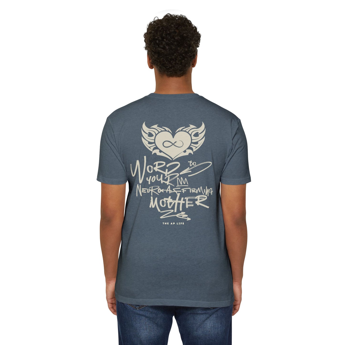 Word to your Neuro-Affirming Mother (front + back) - 90s Throwback - Adult Unisex Jersey Tee