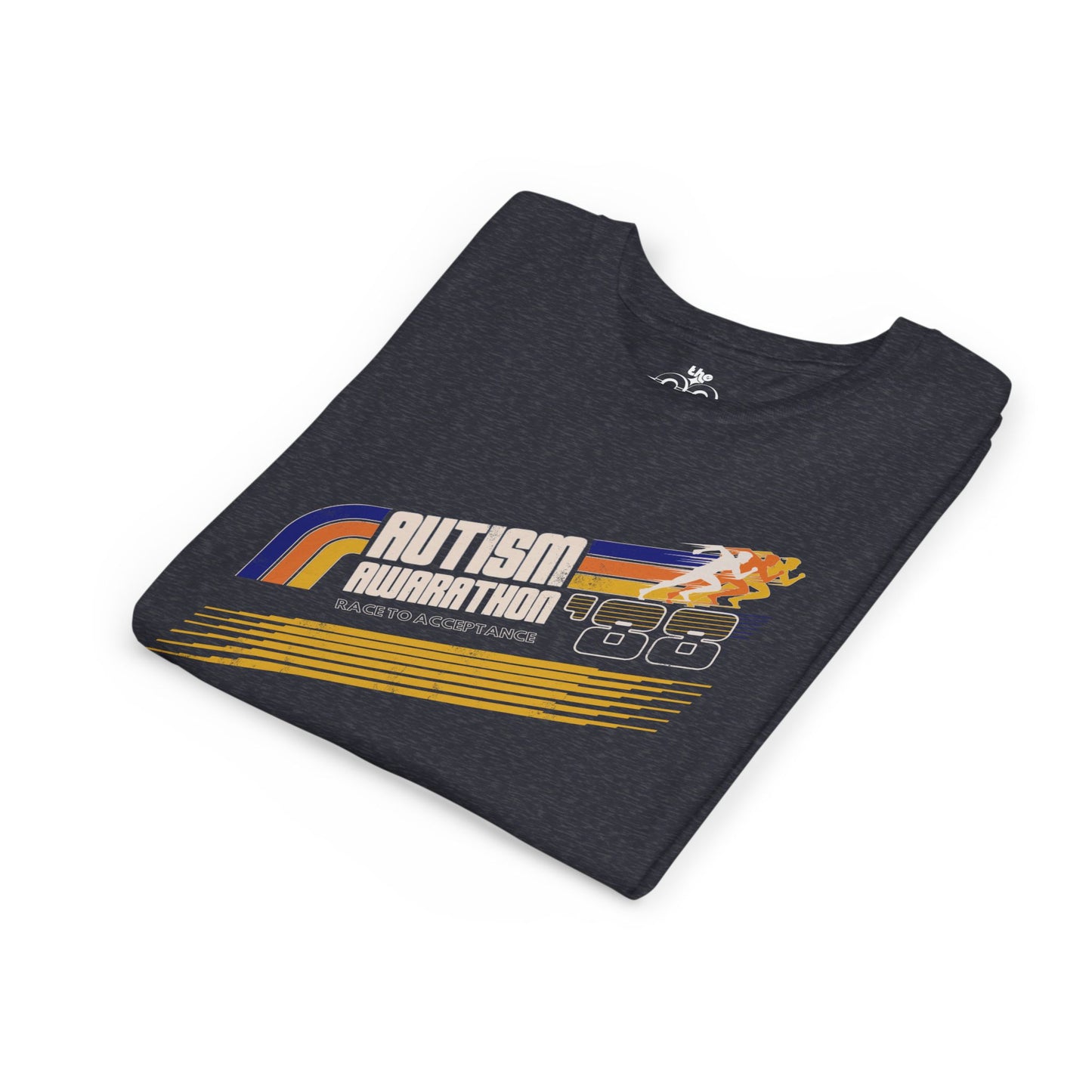 Autism Awarathon - Race to Acceptance - Youth Unisex Short Sleeve Tee