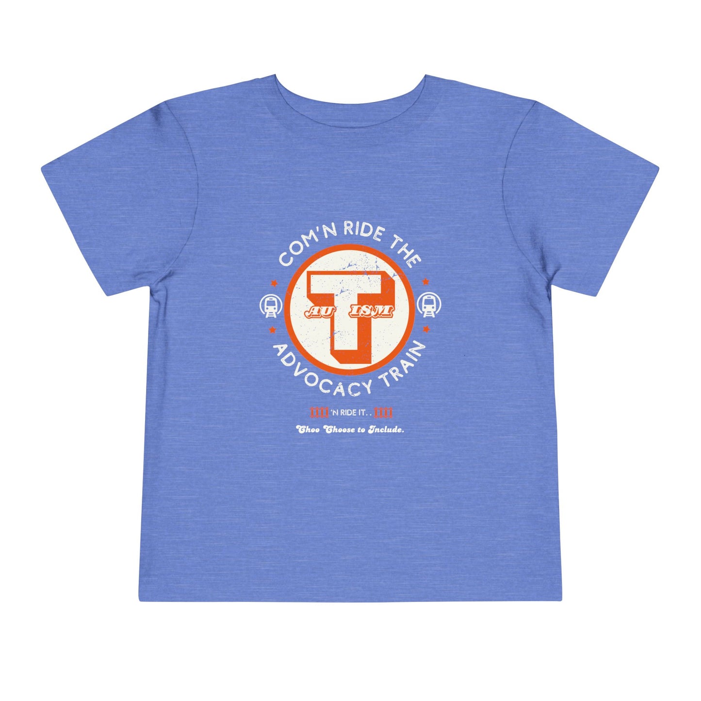 C'mon Ride The Autism Advocacy Train - Toddler Unisex Tee