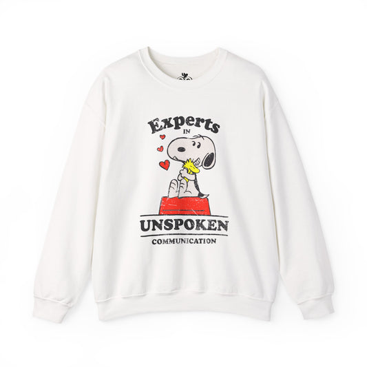 Experts in Unspoken Communication - Adult Unisex Heavy Blend™ Crewneck Sweatshirt