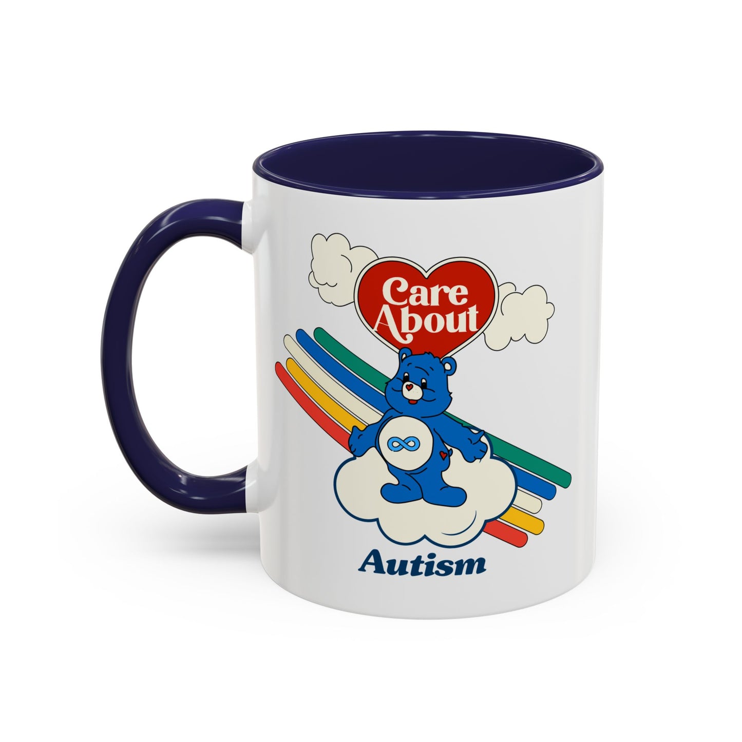 Care About Autism - Disability Rights - Accent Coffee Mug (11, 15oz)