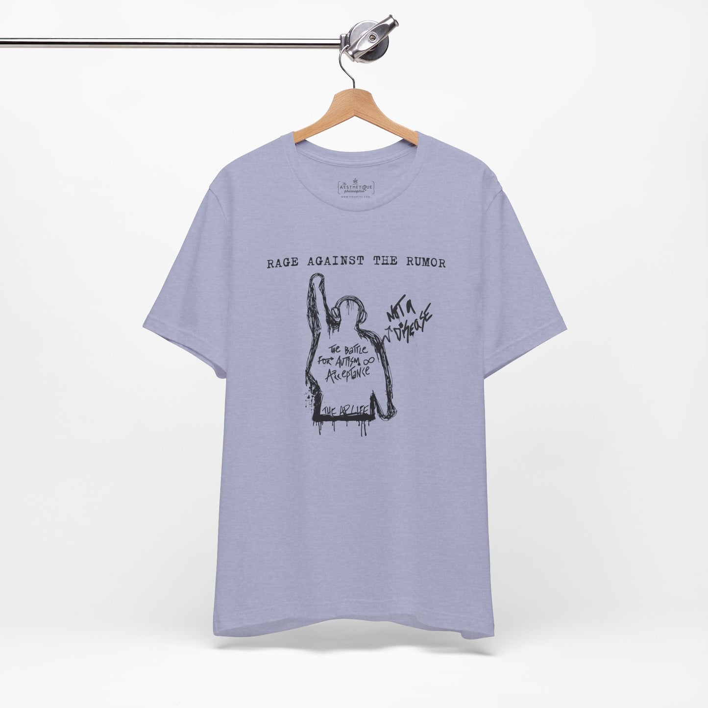 Rage Against the Rumor - The Battle for Autism Acceptance - Adult Unisex Tee