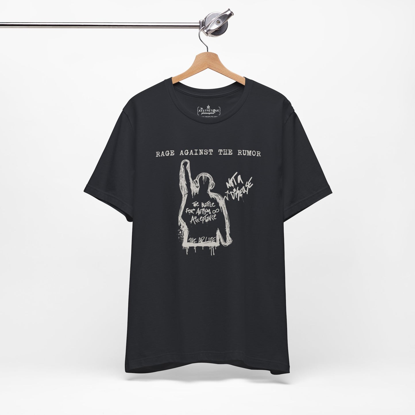 Rage Against the Rumor - The Battle for Autism Acceptance - Adult Unisex Tee