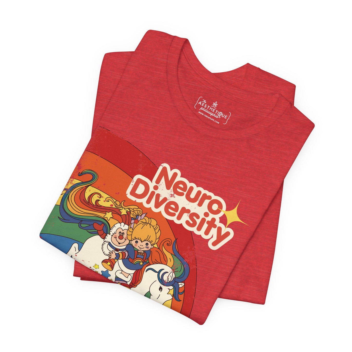 Neurodiversity Spreads Color to the Earth - Adult Unisex Jersey Short Sleeve Tee