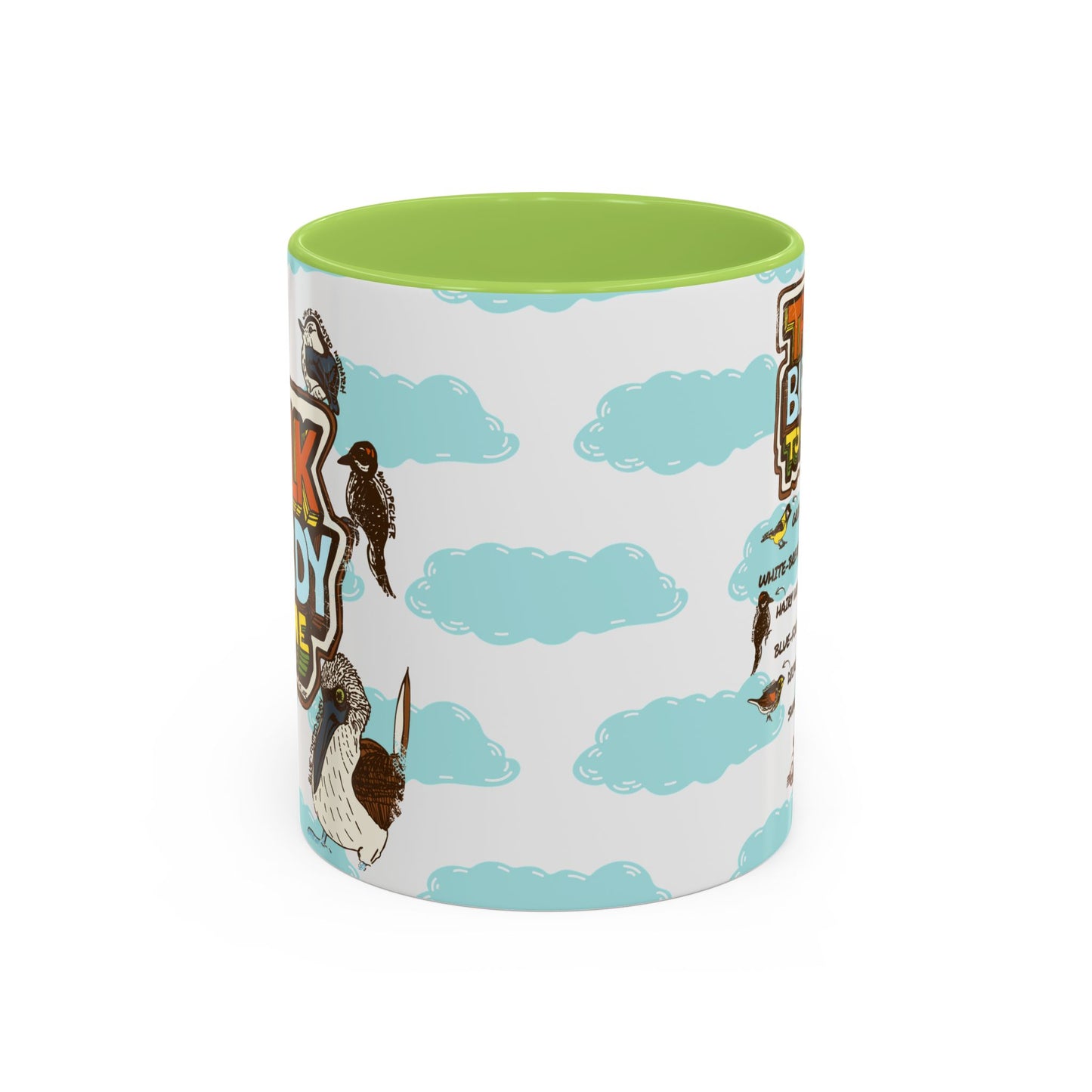 Talk Birdy to Me - Accent Coffee Mug (11, 15oz)